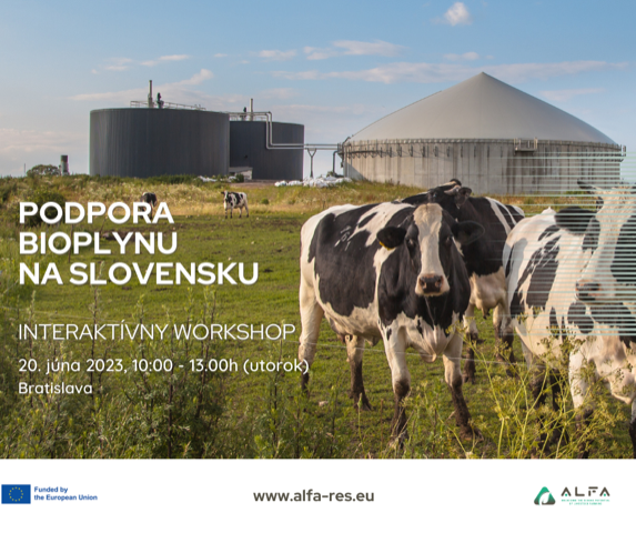 Pozvánka na workshop: Podpora bioplynu na Slovensku