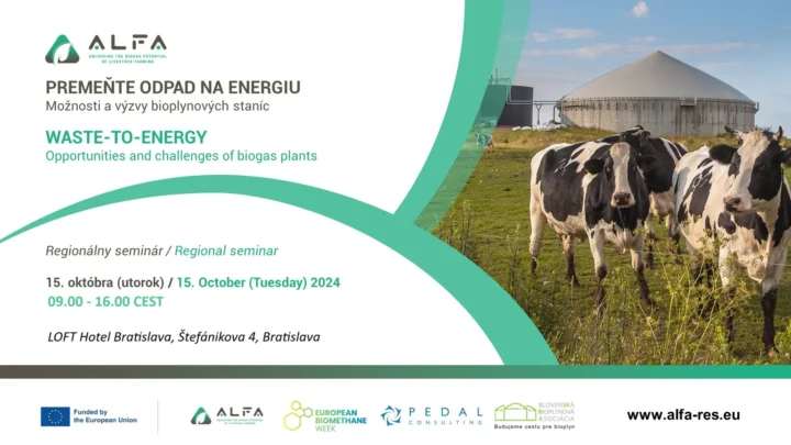 Seminár „Premeňte odpad na energiu: Možnosti a výzvy bioplynových staníc“